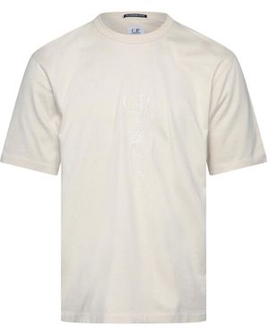 C.P. Company Solid Colour T-Shirt - White