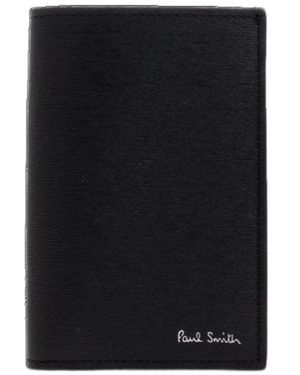 Paul Smith Logo Stamp Wallet - Black