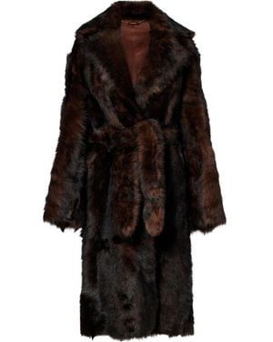 Nour Hammour Long-Sleeved Coat - Black