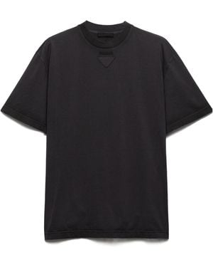 Prada Cotton T-Shirt - Black