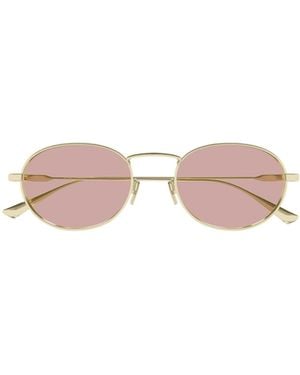 Saint Laurent Oval-Frame Sunglasses - Pink