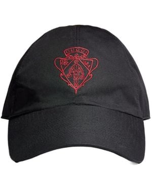Gucci Cotton Baseball Hat With Embroidery - Blue