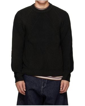 Comme des Garçons Long-Sleeve Knit Sweater - Black