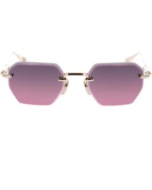 Chrome Hearts Frameless Sunglasses - Purple
