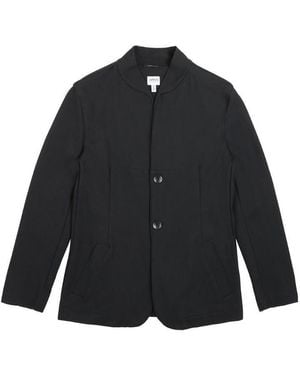 Armani Collezioni Logo Suit Jacket - Black
