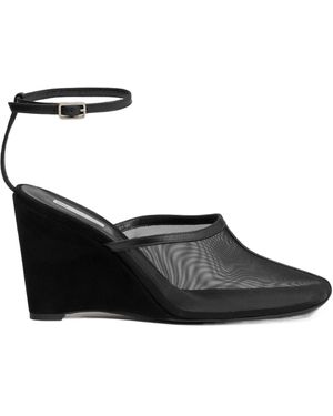 Ami Paris Crosiette Mules - Black