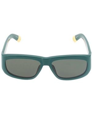 Jacquemus Rectangle Frame Sunglasses - Green