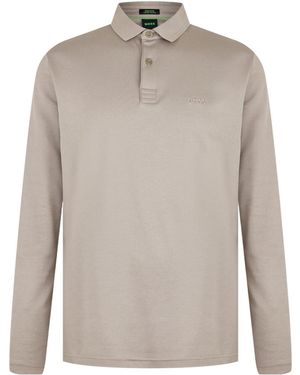 BOSS Long Sleeve Polo Shirt - Multicolour