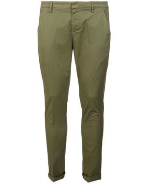 Dondup Mid-Waist Casual Trousers - Green