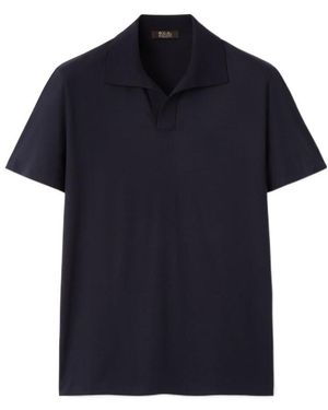 Loro Piana Como Polo Sweatshirt - Blue