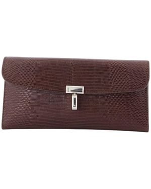 TOTEME T-Lock Wallet - Brown