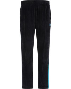Needles Butterfly Embroidered Trackpants - Black