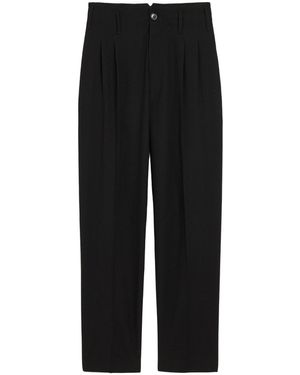 Ami Paris Ami Two-Pleats Trousers - Black