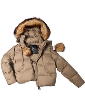 Moose Knuckles Everest Hooded Down Puffer - Brown