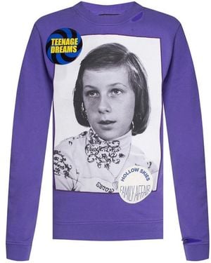 Raf Simons Youthful Dreams Sweatshirt - Blue