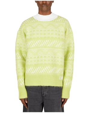 Eytys Round-Neck And Long-Sleeved Sweater - Yellow