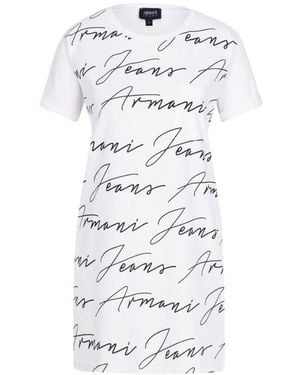Armani Jeans Logo T-Shirt - White