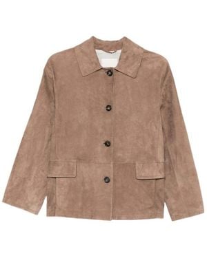 Max Mara Buttoned Jacket - Brown
