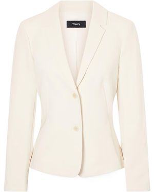 Theory Long-Sleeved Suit Jacket - White