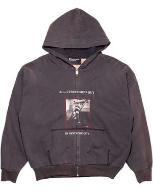 Enfants Riches Deprimes Hooded Zip-Up Sweatshirt - Purple