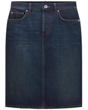 Dior Pencil Skirt - Blue