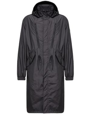 Moncler Aliso Hooded Rain Coat - Grey