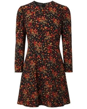 Gucci Printed Silk Dress - Brown