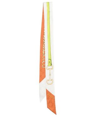 Gucci Printed Silk Twill Ribbon - White