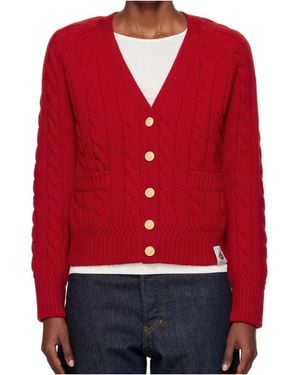 Bally Wool Cardigan - Red