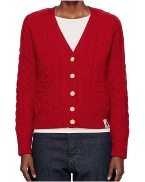 Bally Wool Cardigan - Red