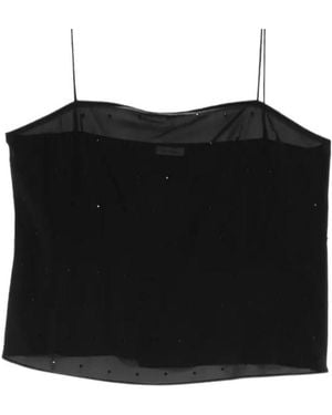 St. Agni Glass Bead Top - Black