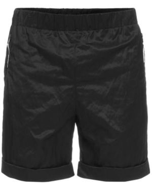 Balmain Elastic Waist-Trimmed Shorts - Black