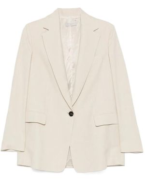Antonelli Long-Sleeved Suit Coat - Natural