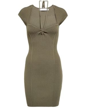 Jonathan Simkhai Ribbed Knit Dress - Green