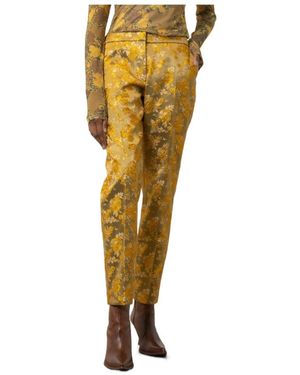 Dries Van Noten Straight Casual Pants - Metallic