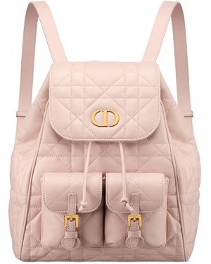 Dior Medium Caro Backpack - Pink