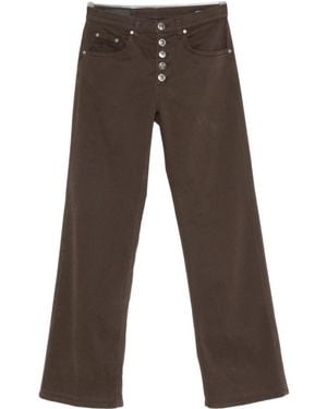 Dondup Buttoned Jeans - Brown