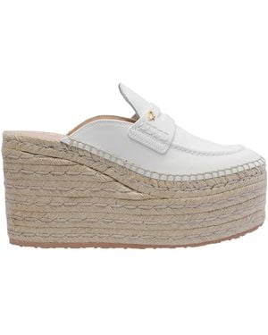 Gianvito Rossi Espadrille Sandals - White