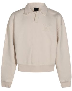 Daily Paper Uomo Logo Polo Sweatshirt - White