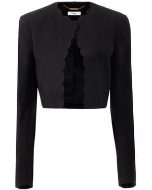 Chloé Cropped Cardigan - Black