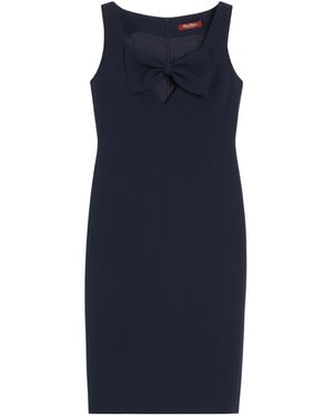 【Max Mara】BALDI MIDI CADY DRESS Sukienka midi z tkaniny cady, czarny | 