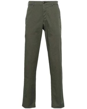 Canali Casual Trousers With Belt Loops - Green