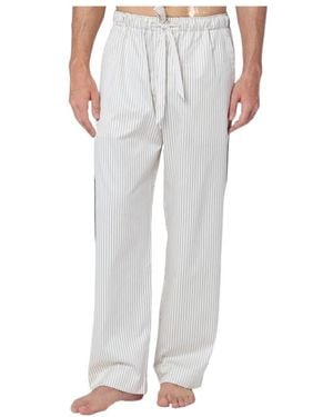 Tekla Striped Pyjamas - Grey
