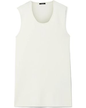 JOSEPH Silk-Blend Tank - White