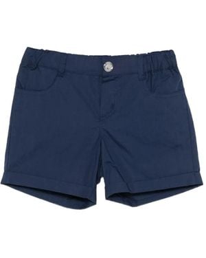 Moschino Elasticated-Waist Shorts - Blue