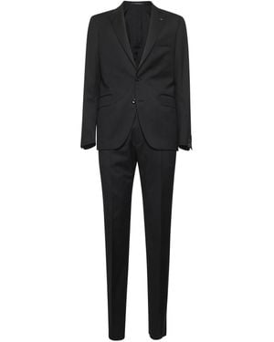 Tagliatore Single-Breasted Tailored Suit - Black