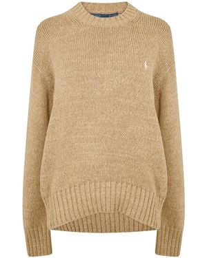 Polo Ralph Lauren Crew Neck Jumper - Natural