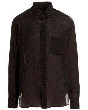 Tom Ford Long-Sleeved Shirt - Black