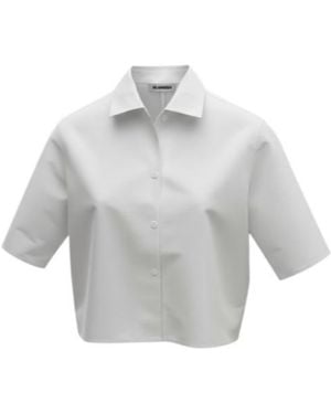 Jil Sander Short Sleeve Shirt - Grey