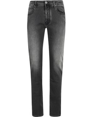 Jacob Cohen Logo-Patch Jeans - Grey